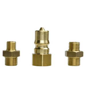 Ниппель, G 1/4 " i, Typ 72 с адаптером G 1/4" a - M 10 x 1 и G1/4" a - M 12 x 1,5, Pressol 17044950 (пр-во Германия)